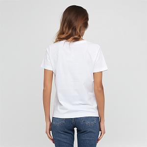 CLV 001/001 (CLV 001/001 Футболка жен. кор. рук. S/белый)