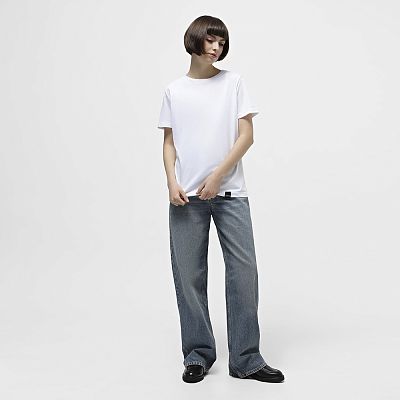 CLV 001/001 (CLV 001/001 Футболка жен. кор. рук. S/белый)