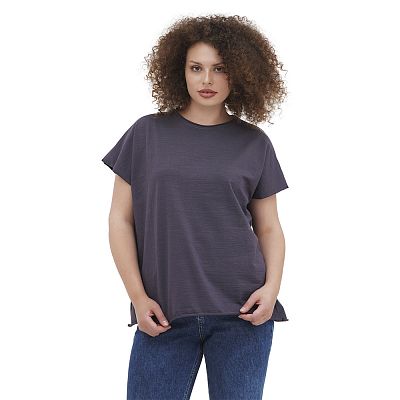 CLO 101/003 (CLO 101/003 Футболка жін. OVERSIZE графіт)