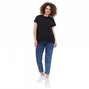 CLO 101/004 (CLO 101/004 Футболка жін. OVERSIZE чорний)