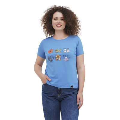 CLV 202/05 (CLV 202/05 Футболка жін. S/синій)