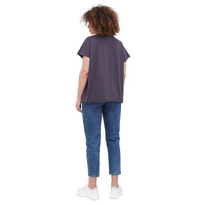 CLO 101/003 (CLO 101/003 Футболка жін. OVERSIZE графіт)