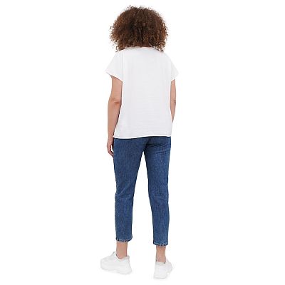 CLO 101/001 (CLO 101/001 Футболка жін. OVERSIZE білий)