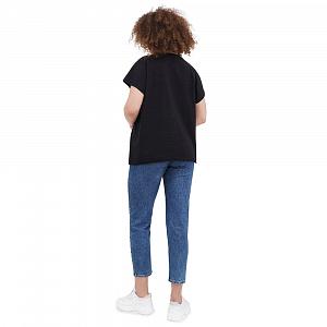 CLO 101/004 (CLO 101/004 Футболка жін. OVERSIZE чорний)