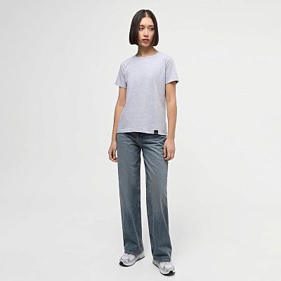 CLV 001/003 (CLV 001/003 Футболка жен. кор. рук. S/серый меланж)