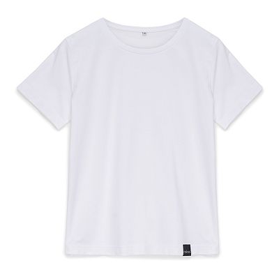 CLV 001/001 (CLV 001/001 Футболка жен. кор. рук. S/белый)