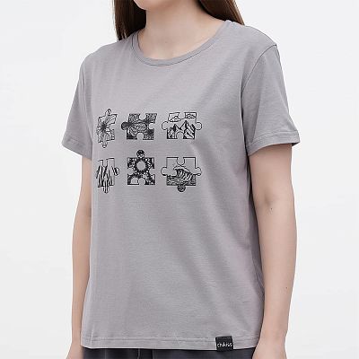 CLV 202/10 (CLV 202/10 Футболка жін. S/темн. сірий)
