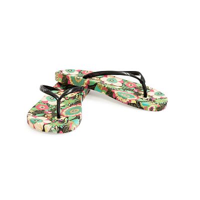 L1006 FLORES (L1006 FLORES Сланцы пляж. жен. чёрн. 36)