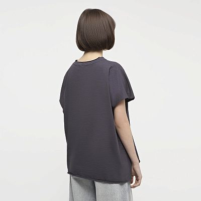 CLO 101/003 (CLO 101/003 Футболка жін. OVERSIZE графіт)