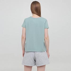 CLV 002/006 (CLV 002/006 Футболка жен. кор. рук. S/изумруд)
