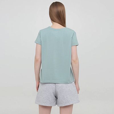 CLV 002/006 (CLV 002/006 Футболка жен. кор. рук. S/изумруд)