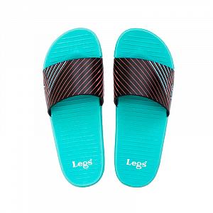 L2006 STRIPE (L2006 STRIPE Сланцы пляж. жен. бирюз. 36)