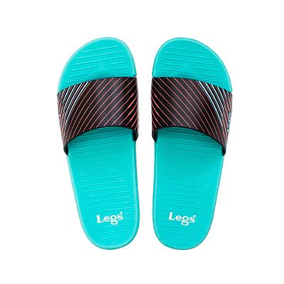 L2006 STRIPE (L2006 STRIPE Сланцы пляж. жен. бирюз. 36)