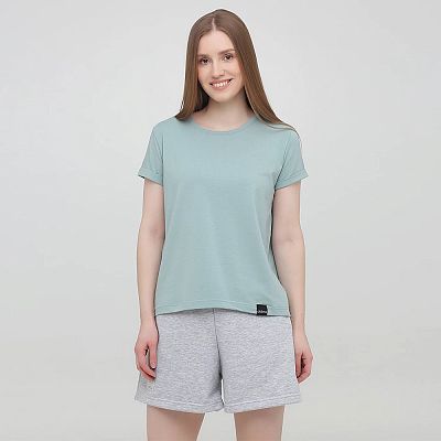 CLV 002/006 (CLV 002/006 Футболка жен. кор. рук. S/изумруд)