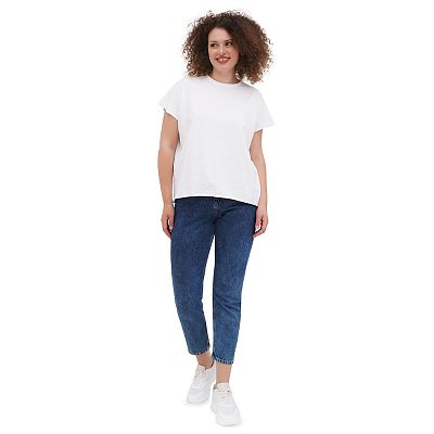 CLO 101/001 (CLO 101/001 Футболка жін. OVERSIZE білий)