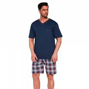 329/113 Steve (329/113 Steve Комплект дом. муж. (футб. кор. рук.+шорты) M/NAVY BLUE-RED)