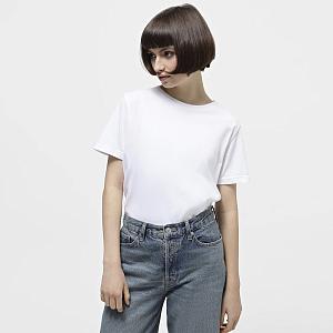 CLV 001/001 (CLV 001/001 Футболка жен. кор. рук. S/белый)