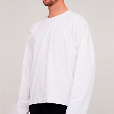 CMO 001/001 (CMO 001/001 Лонгслив OVERSIZE белый)