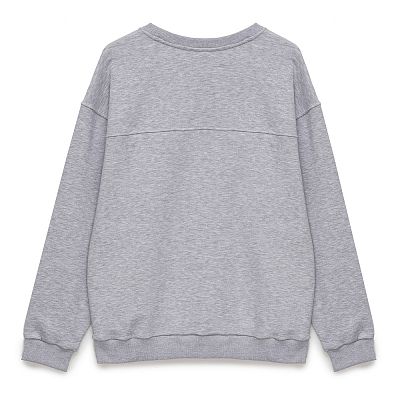 CMS 001/011 (CMS 001/011 Свитшот муж. S/серый меланж)