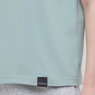 CLV 002/006 (CLV 002/006 Футболка жен. кор. рук. S/изумруд)