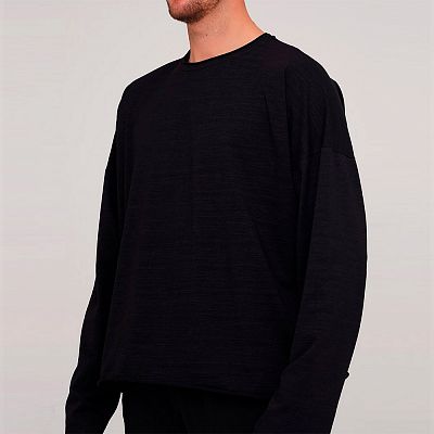 CMO 001/004 (CMO 001/004 Лонгслив OVERSIZE черный)